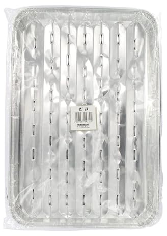 Fackelmann 24332 Aluschalen, Aluschalen, Schalen, Set, Aluminium, Silber, 34,5 x 23 x 2 cm