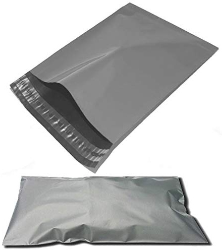 DIVCHI Strong Poly Mailing Postage Postal Bags Quality Self Seal Grey Plastic Mailers Mailing Bags (6.5x9”,50 Pcs)