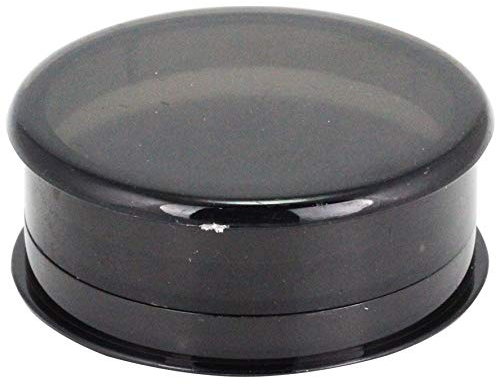 Grinder de Plástico, Molinillo de Especias, 3 piezas, Transparente, Color Blanca, 62 mm x 27mm.