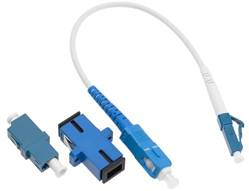 VGOL LC/UPC-SC/UPC fiberoptisk patchkabel singlemode simpplex jumper med adaptrar och kopplingar 20 cm