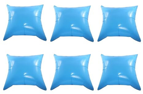 LionFlex Poolkissen Schwimmkissen Winterkissen 120 x 120 cm | Unterstüzung zu Einer optimalen Poolabdeckung im Herbst Winter | Menge 6 Stück