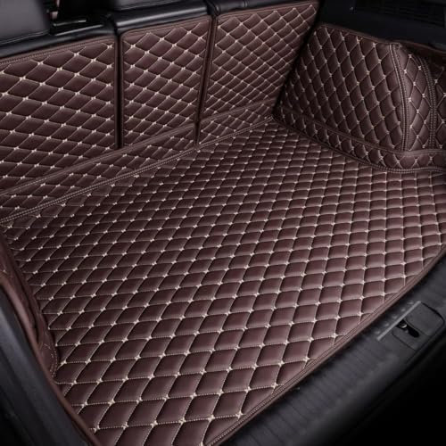 LJLBFB Kofferraum Schutzmatte für Tesla Model Y 2021 (Front Trunk), Wasserdichtes Leder Kofferraumschutzmatte - Vollständige Abdeckung rutschfest Kofferraummatten,E