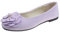 Ballerine da donna piatte classiche, eleganti e comode, morbide in finta pelle scamosciata, piatte, in pizzo, comode scarpe estive da passeggio, Rosa caldo, 42 EU
