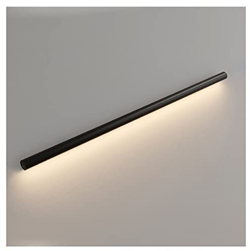 Complete LED Aluminum Handrail Kit - Illuminated Stair Handrail - Wall Light for Hallways - Indoor Outdoor Lighted Railing for Garage Loft Hotel (Color: Black Size)