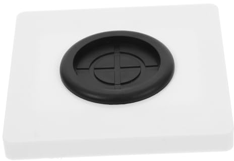 Veemoon Plaque Murale D'interrupteur et Prise 86 Type, Polycarbonate Blanc Classique, Trou Passe-câble 35mm Protection, Cache-prises Décoratif pour Maison et Bureau, Lot Vis