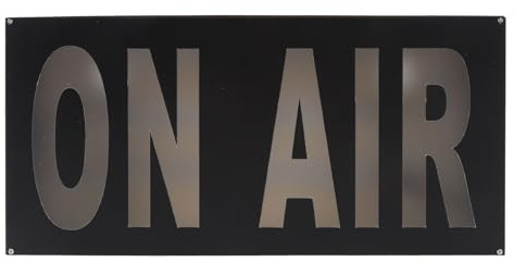 Elprico ON AIR-Leuchtschild, Aufnahmeschild, Studio-Warnschild mit Fernbedienung, nach Oben Beleuchtetes Broadcast-Warnschild Fertig, USB-betriebene LED-Leuchtbox für