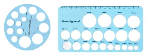 Soft Silicone Nipple Ruler Flange Size Measurement for Nursing Mother to Determine Optimal and Nipple Fit Fit Guide