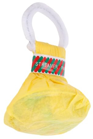 Brrnoo Bunte Luftschlangen-Druckknöpfe, Premium-Papier, 10 Stück, Leicht zu Reinigende Konfetti, Mehrfarbige Knallbonbons, Hochzeit, Geburtstag, Partys (20 Streifen)