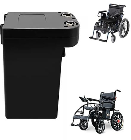 HJGHY Batería de Litio de 24 V 6 Ah, 8 Ah, 10 Ah, 12 Ah, 15 Ah. Batería de Repuesto de 24 V para sillas de Ruedas con Motores de 50 W a 360 W, con Placa de protección BMS.,24v8ah