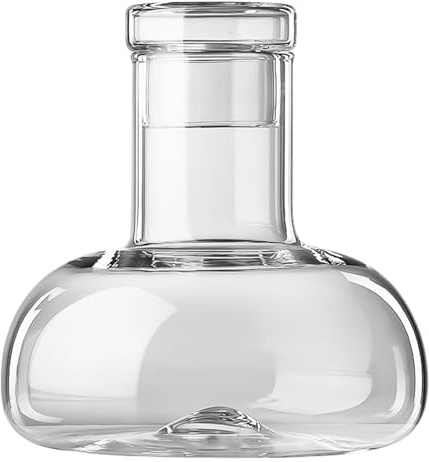 BESPORTBLE Lead-free 1500ml Glass Water Pot and Cup Set High-temperature Resistant Wine Carafe Household Cooler for Wine Tastings and Dinner Parties