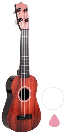 Ukulele giocattolo per bambini, ukulele a corde, strumento musicale portatile, educativo per scuola, sala giochi, feste, spettacoli teatrali, uso di metodi di pratica per principianti
