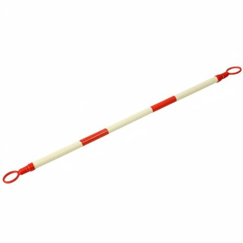 Milageto Balance Bike Training Marker Pole Easy Setup Retractable Agility Pole Lightweight Telescopic Cone Bar Adjustable Training Pole for Athletes Coaches, Outdoor, Gym
