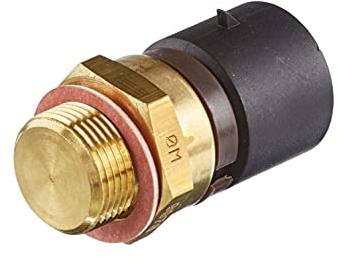 HELLA 6ZT 007 835-151 Interruptor de temperatura, ventilador del radiador - 12V - 3polos - Conector plano - atornillado - Selector