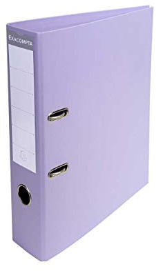 Exacompta – Archivador de palanca Pastel Color: Lila