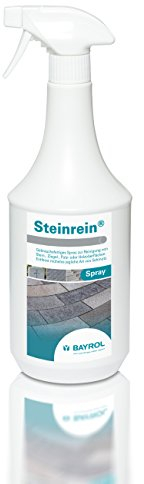 Bayrol Steinrein Spray 1 L - Fertiges Spray zur Reinigung von Stein- Ziegel- Putz- und Holzoberflächen rund um den Pool & im Garten- säurefrei und chlorfrei - Langzeitwirkung