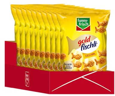 Funny-Frisch goldfischli Sesam, 10er Pack (10 x 100 g)