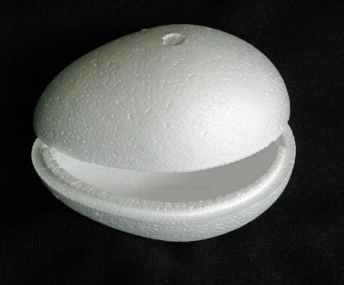 Craftmill Hollow Polystyrene Eggs 16cm / 160mm - Box of (5)