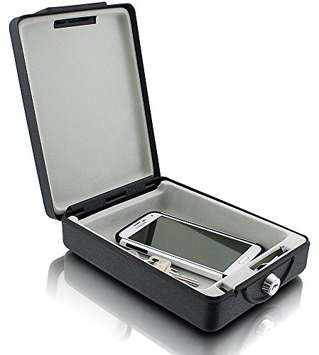 Bituxx Reisesafe Autosafe Carsafe Autotresor Tresor Kassette für Auto LKW Wohnmobile Caravan, SCHUTZ SAFE