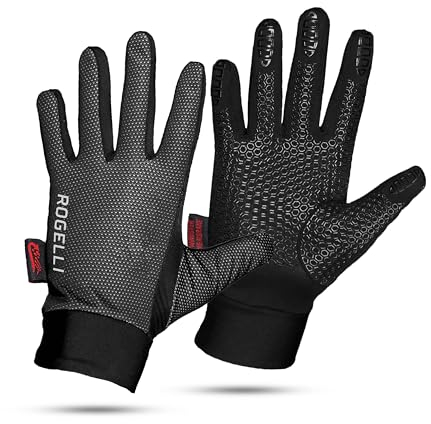 Rogelli Laval Fahrradhandschuhe Unisex - Radhandschuhe, Winterhandschuhe - Schwarz - Größe M