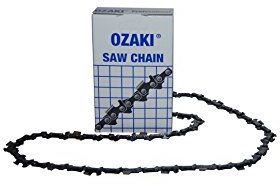OZAKI - Chaîne Tronçonneuse 3/8 LP - Jauge 1,3 mm (0,50) - Profil de Gouge Semi-Carré - 57 Entraîneurs - 40 cm