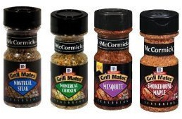 McCormick Grill Mates Variety Pack, Montreal Chicken, Montreal Steak, Mesquite Grill, Smokehouse Maple (Pack of 2) by McCormick