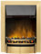 Dimplex Kansas Optiflame Inset Electric Fire, Brass and Black Traditional Style LED Flame Effect With Real Coals and Glowing Embers, 2kW Adjustable Fan Heater with Thermostat, Inset Depth 7cm
