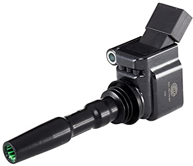 HELLA 5DA 193 175-951 Zündspule - 12V - 4-polig - Kerzenschachtzündspule - geschraubt