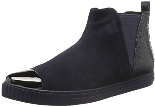 Geox D Amalthia F, Botas Chelsea Para Mujer, Azul (DK NAVYC4021), 36 EU