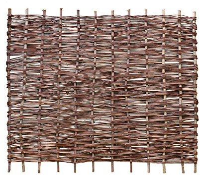 WEIDENPROFI Sichtschutz, Weidenzaun Modell Klassik, Flechtzaun aus Weide, Größe (BxH): 180 x 150 cm