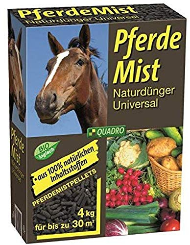 Pferdemist 4kg Naturdünger Pferdemistdünger Spezialdünger Dünger Pferde Mist GPI