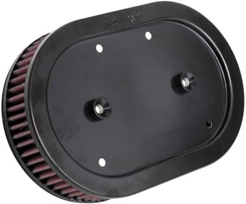 K&N HD-0900 Motorrad Tauschluftfilter | kompatibel mit H/D Sportster Screamin' Eagle element 1988-2012 (HD-0900)