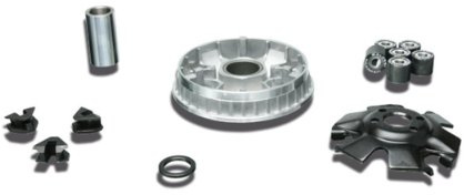 MALOSSI Variateur Multivar 2000 pour KYMCO 125 Dink Street/Downtown/People GTI/Super Dink (SK25/BF25), 4T, LC, Euro3 20 x 17 mm, 6 rouleaux, 10,5 g