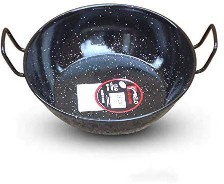 SARTEN HONDA ESMALTADA CON ASAS DIAM 28 CM