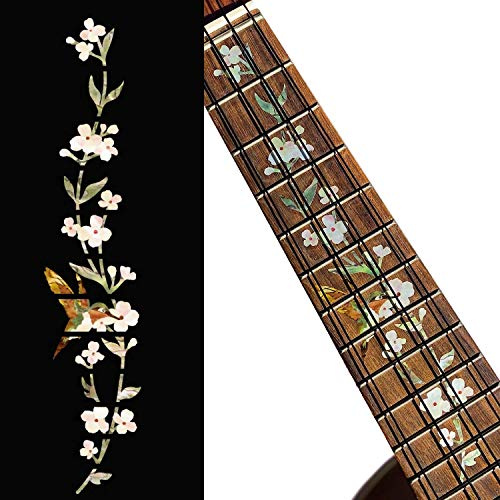 Inlaystickers Tree of Life w/Hummingbird – Inlay sticker greppbräda position markör för sopran ukulele