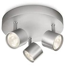 Philips myLiving LED Star Deckenspot, 3-flammig, 3x4,5W, Aluminium