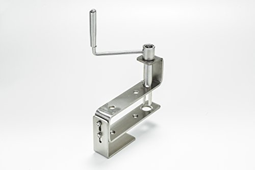 LaSi24 GmbH 1x Zurrgurtaufroller, Gurtaufroller für 35 mm und 50 mm Losenden, Silber, für LKW, PKW und Lieferwagen