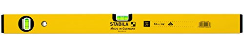 Stabila 8014211085741 Wasserwaage A 2 Bolle Art.70 Cm. 60, mehrfarbig