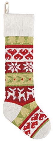 C&F Home Red Deer Stocking Red
