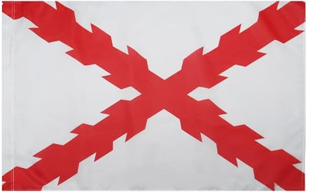 AZ FLAG Flagge Herzogtum Burgund 150x90 cm Polyester 100D Hohlsaum | Für innen und außen Andreaskreuz dekorative Flagge doppelte Nähte und verstärkte Kanten mit Masttunnel 100D Polyester