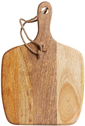 MASTER CLASS Planche à Pagaie Square Mango Wood, Bois, Brun, 32 X 32 X 22 cm