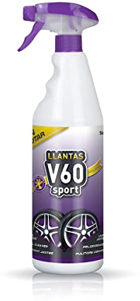 Sisbrill V60 Sport Nettoyant Jantes - Neutre et sûr - Gecko Spray Édition - 1 Litre - 1000 ml