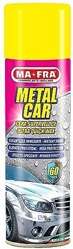 MAFRA, Metal Car, Cera Spray Lucidante e Protettiva Per Vernici Metallizzate, Di Facile Utilizzo, 500ml