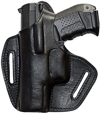 VlaMiTex BXLi Leder Pistolenholster für Walther P99 Links