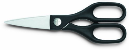 Wüsthof Küchenschere (5556), 21 cm, silber/schwarz, rostfrei, unentbehrlicher Helfer in jedem Haushalt, liegt gut in der Hand