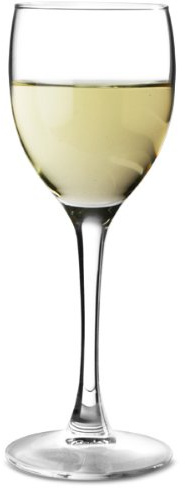 Arcoroc Signature Bicchiere di vino bianco 190ml, senza contrassegno di riempimento, 6 Bicchiere
