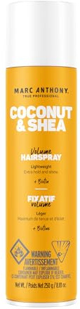 Marc Anthony Hydrating Coconut Oil & Shea Butter Volume Hairspray 8.8 oz by Marc Anthony