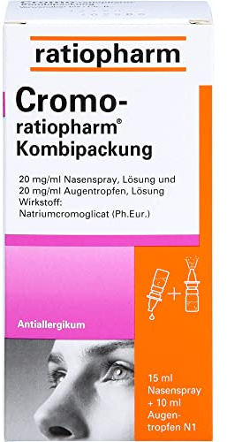 Cromo-ratiopharm Kombipackung Nasenspray + Augentropfen Antiallergikum, 1 St. Kombipackung