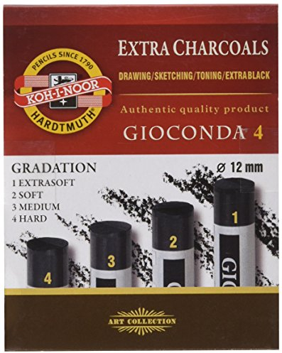 KOH-I-NOOR 8694004001KZ Kunstkohle Extra (4 Stück)