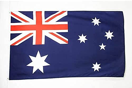 AZ FLAG - Drapeau Australie - 90x60 cm - Polyester léger - Drapeau Australien Avec Oeillets Métalliques Intégrés - 40g