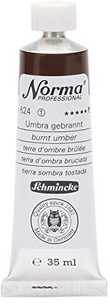 Schmincke – Norma® Professional - feinste Künstler-Ölfarben, Umbra gebrannt - 35 ml